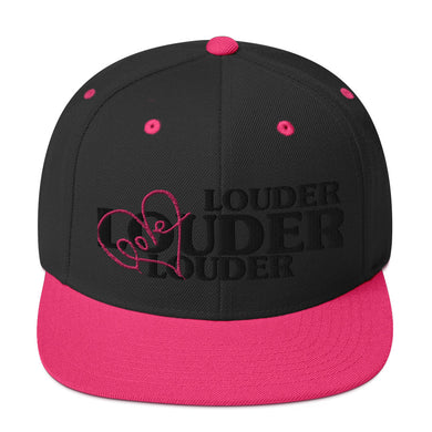 Love Louder Snapback Cap (multiple colors)