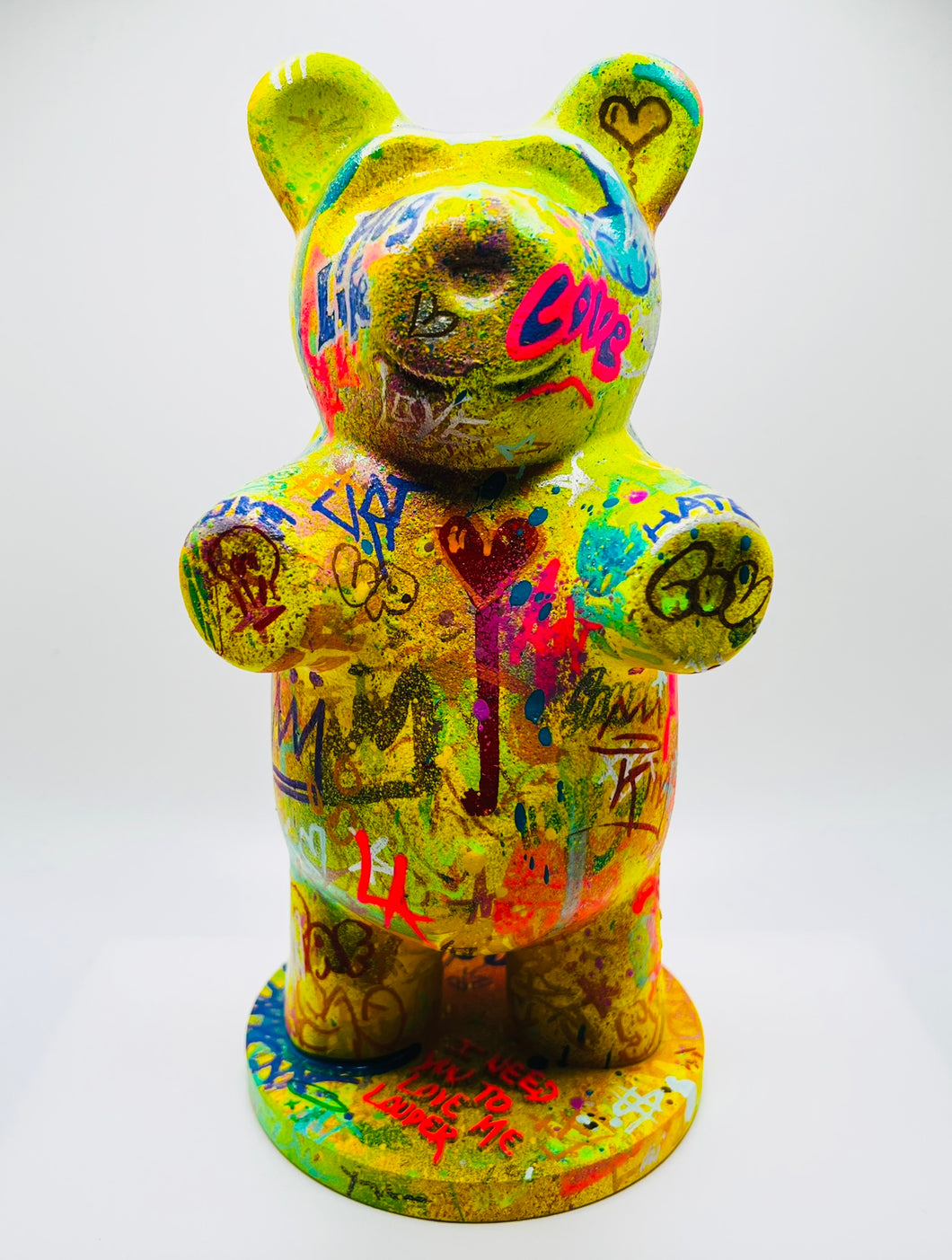 Love Louder Graffiti Bear (sample sale)