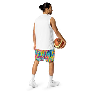 Mesh basketball shorts
