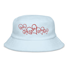 Load image into Gallery viewer, Terry Cloth Love Bucket Hat