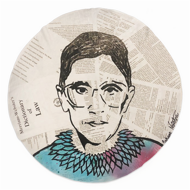 RBG Round Beach Towel
