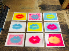 Load image into Gallery viewer, Graffiti Glam Lips (set of 9)