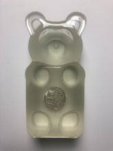 Load image into Gallery viewer, Silver Bitcoin Bear Sculpture