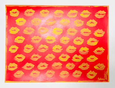 Give 'em lip (red)
