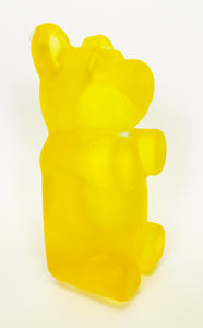 Large Pill Gummy Bear- Yellow