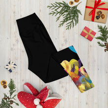 Load image into Gallery viewer, Love Louder Hearts Yoga Leggings
