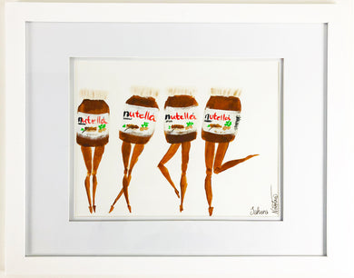 The Art of Dessert: Hazelnut Chocolate Ladies Print