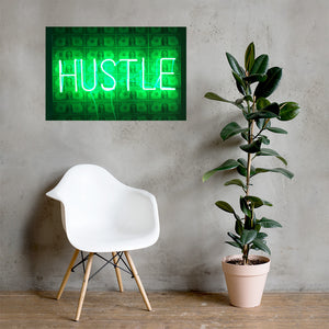 Neon Hustle Art Print
