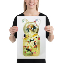 Load image into Gallery viewer, Pill Pop Gummy Bear Giclée Art Print