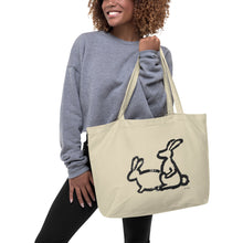 Load image into Gallery viewer, Bunny Style Cotton Eco Friendly Tote Bag