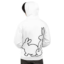 Load image into Gallery viewer, White Bunny Style Hoodie