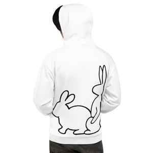White Bunny Style Hoodie
