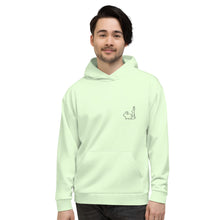 Load image into Gallery viewer, Bunny Style Sea Foam Green Unisex Hoodie