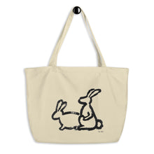 Load image into Gallery viewer, Bunny Style Cotton Eco Friendly Tote Bag