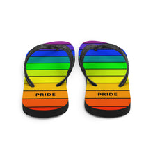 Load image into Gallery viewer, Rainbow Pride Flip-Flops
