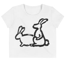 Load image into Gallery viewer, Bunny Style Crop Tee