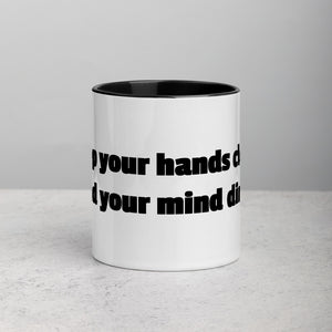 Keep your hands clean mug