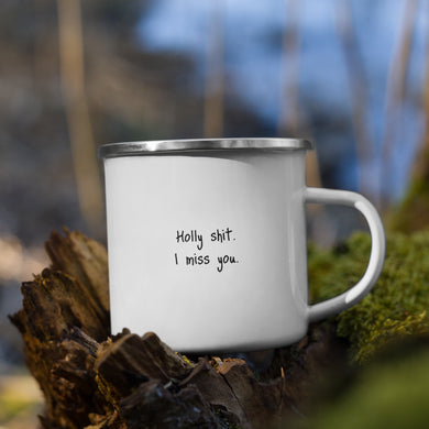 Miss you Enamel Mug