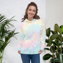 Load image into Gallery viewer, Pastel Tie-Dye Unisex Hoodie