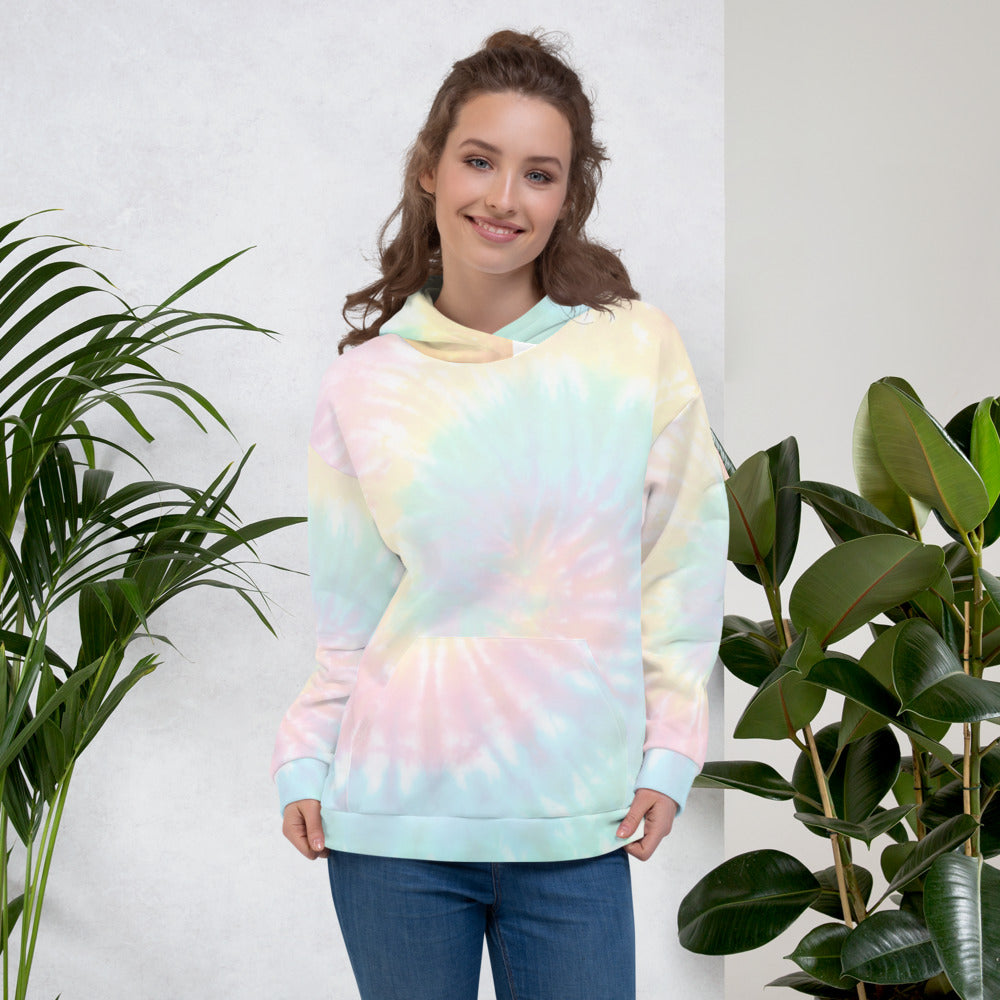 Pastel Tie-Dye Unisex Hoodie