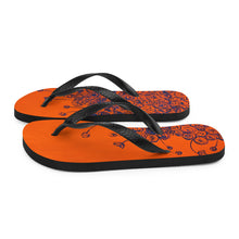Load image into Gallery viewer, Urban Floral Art Flip-Flops