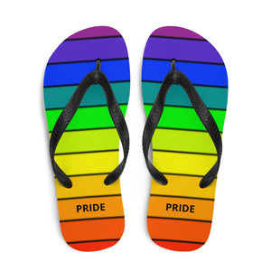 Rainbow Pride Flip-Flops