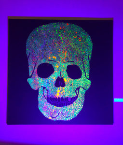 Glowing Skulls Face Mask