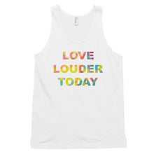 Load image into Gallery viewer, LOVE LOUDER TODAY tank top
